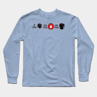 A-90 from The Rooms (Roblox Doors) Long Sleeve T-Shirt